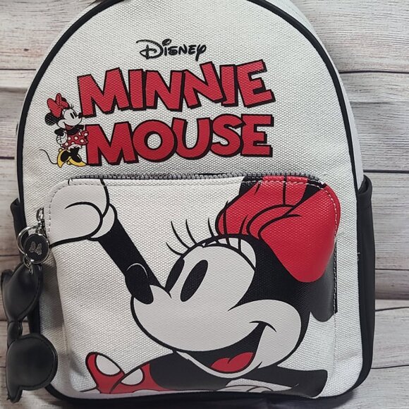 Primark Disney Minnie Mouse Canvas Backpack w/Adjustable Strap - NWT main image 5